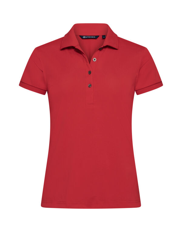 CB354435 Cutter & Buck Virtue Polo Solid Women Red