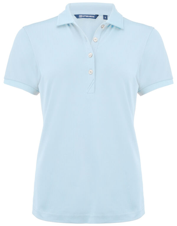 CB354435 Cutter & Buck Virtue Polo Solid Women Heaven Blue