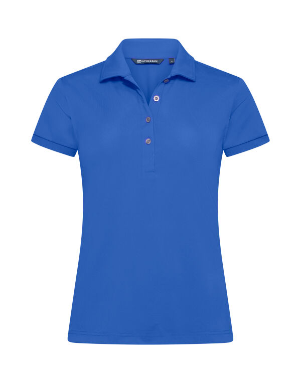 CB354435 Cutter & Buck Virtue Polo Solid Women Royal