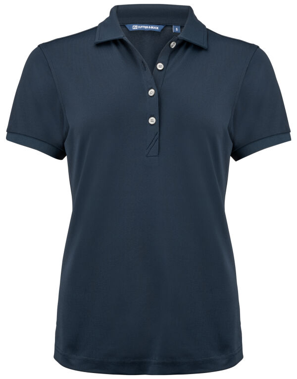 CB354435 Cutter & Buck Virtue Polo Solid Women Dark Navy