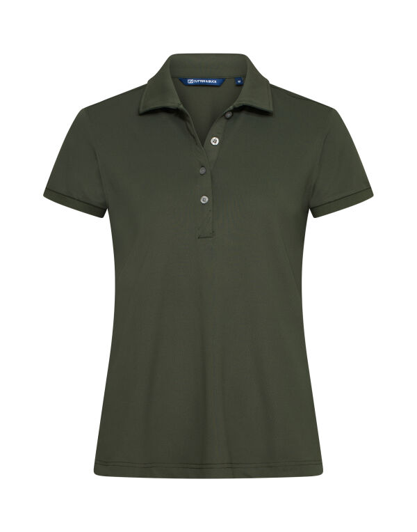 CB354435 Cutter & Buck Virtue Polo Solid Women Ivy Green