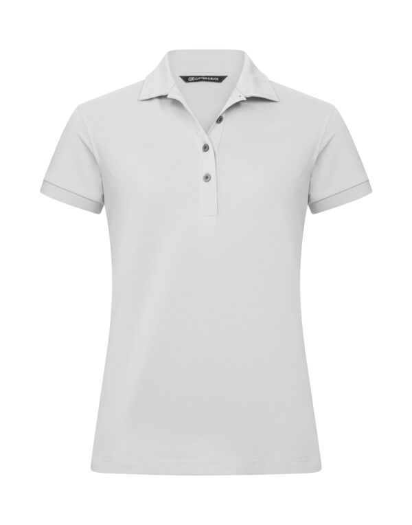 CB354435 Cutter & Buck Virtue Polo Solid Women Silver