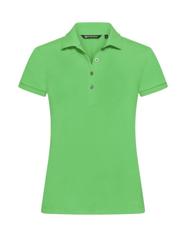 CB354435 Cutter & Buck Virtue Polo Solid Women Lime Green