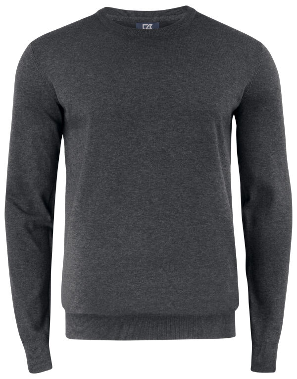 CB355416 Cutter & Buck Oakville Crewneck Men Anthracite Melange
