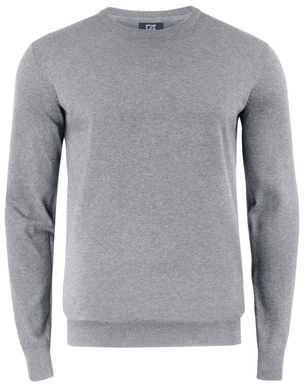 CB355416 Cutter & Buck Oakville Crewneck Men Grey Melange