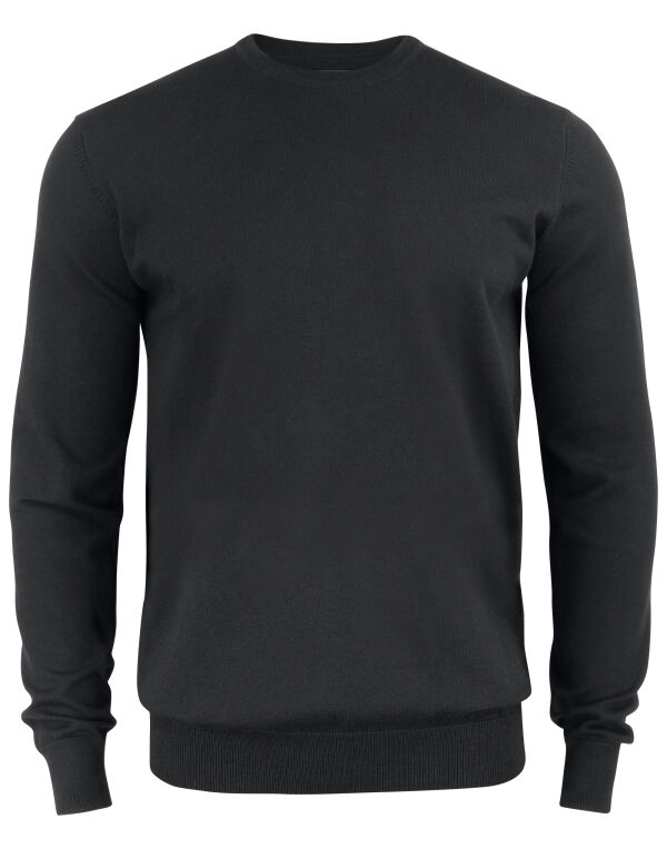 CB355416 Cutter & Buck Oakville Crewneck Men Black