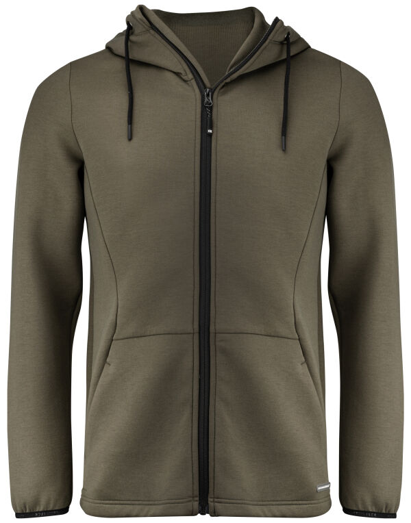CB358418 Cutter & Buck Pemberton Hood Full Zip Men Ivy Green
