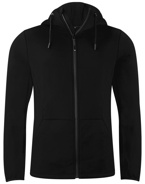 CB358418 Cutter & Buck Pemberton Hood Full Zip Men Black