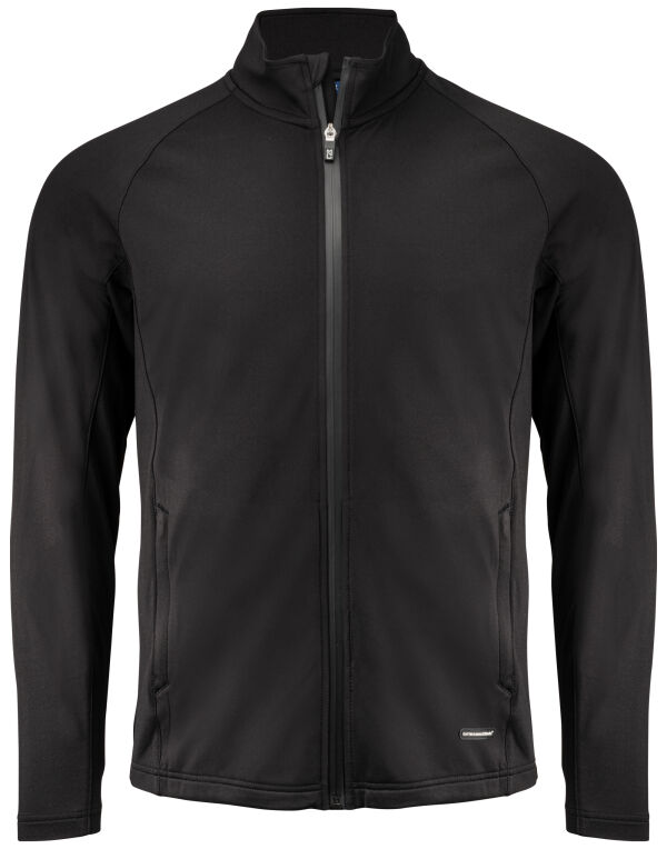 CB358420 Cutter & Buck Adapt Full Zip Jacket Men Black