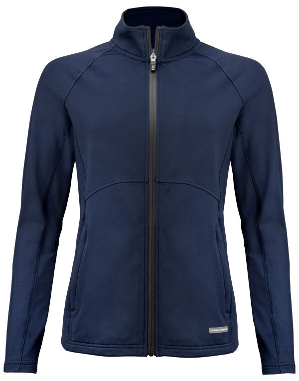 CB358421 Cutter & Buck Adapt Full Zip Jacket Women Dark Navy