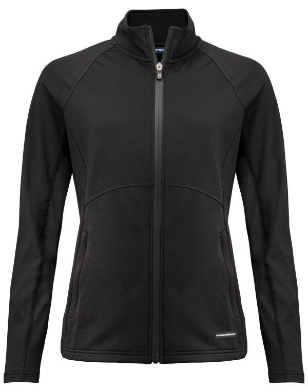 CB358421 Cutter & Buck Adapt Full Zip Jacket Women Black