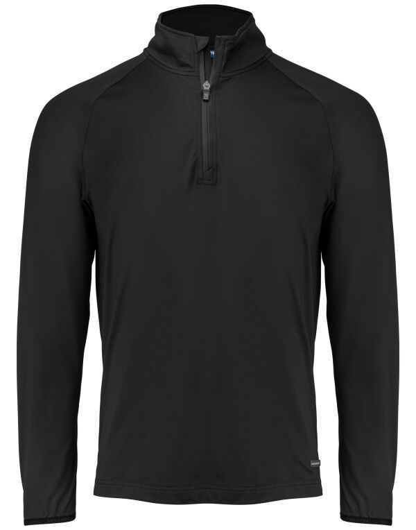 CB358424 Cutter & Buck Adapt Half Zip Men Black