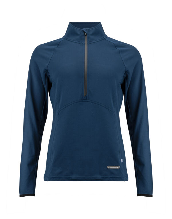 CB358425 Cutter & Buck Adapt Half Zip Women Dark Navy