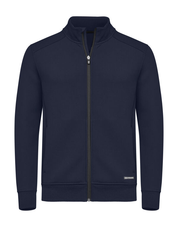 CB358426 Cutter & Buck Pemberton Cardigan Full Zip Men Dark Navy