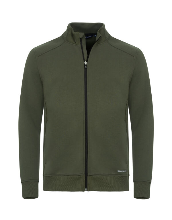 CB358426 Cutter & Buck Pemberton Cardigan Full Zip Men Ivy Green