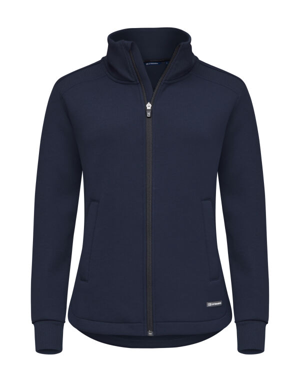 CB358427 Cutter & Buck Pemberton Cardigan Full Zip Women Dark Navy