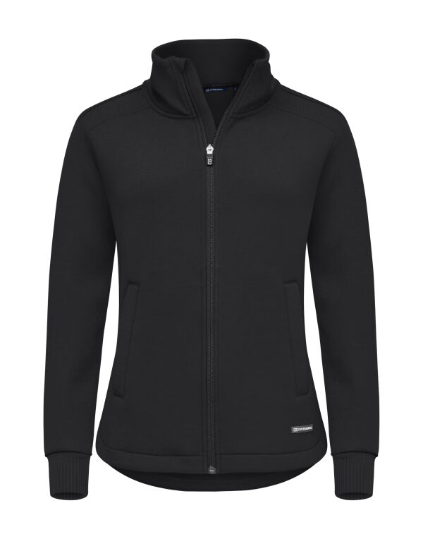 CB358427 Cutter & Buck Pemberton Cardigan Full Zip Women Black