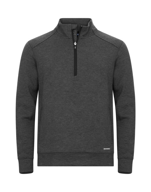 CB358434 Cutter & Buck Pemberton Half Zip Men Anthracite Melange