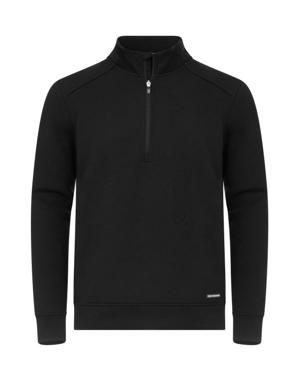 CB358434 Cutter & Buck Pemberton Half Zip Men Black