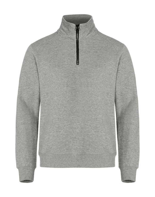 CQ021043 Clique Classic Half Zip Grey Melange