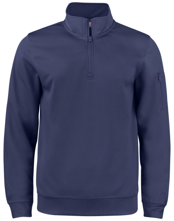 CQ021013 Clique Basic Active Half Zip Dark Navy