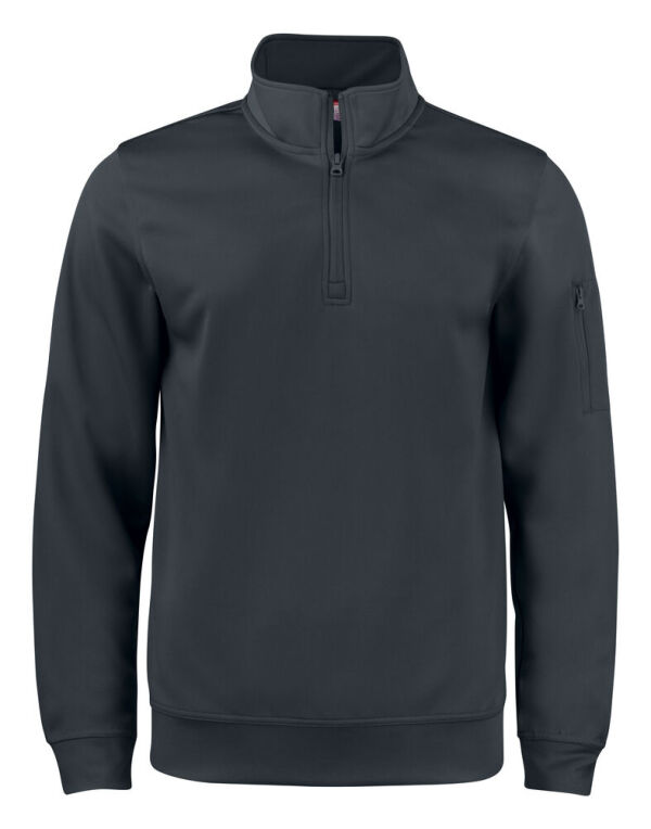 CQ021013 Clique Basic Active Half Zip Black