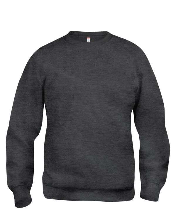 CQ021030 Clique Basic Roundneck Sweatshirt Anthracite Melange