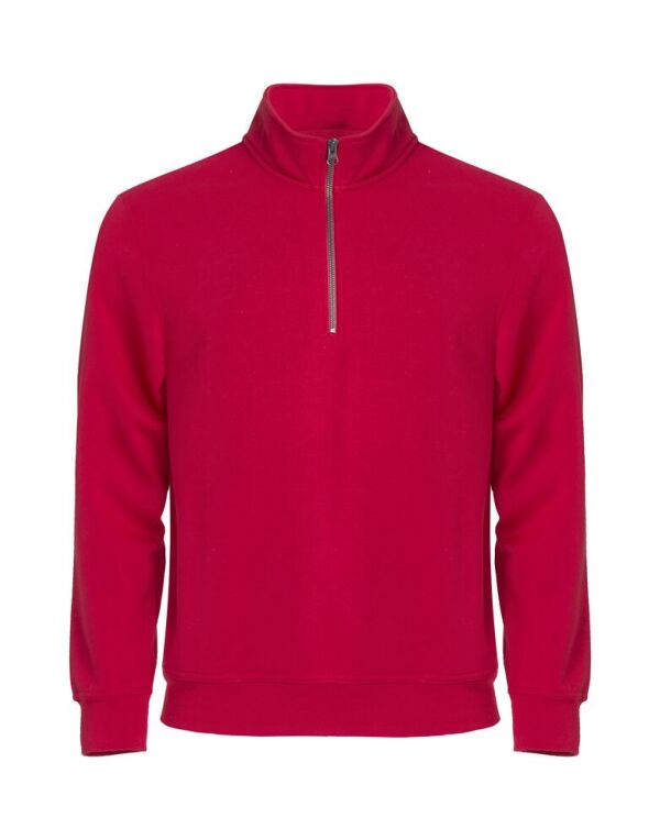 CQ021033 Clique Basic Half Zip Red