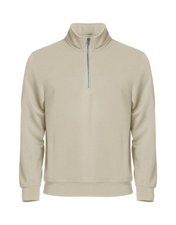 CQ021033 Clique Basic Half Zip Light Khaki