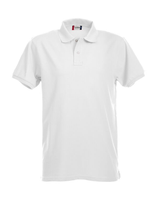 CQ028240 Clique Stretch Premium Polo White