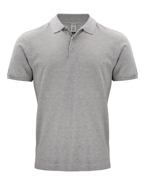 CQ028264 Clique Classic OC Polo Grey Melange