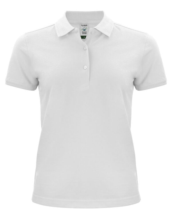 CQ028265 Clique Ladies Classic OC Polo White