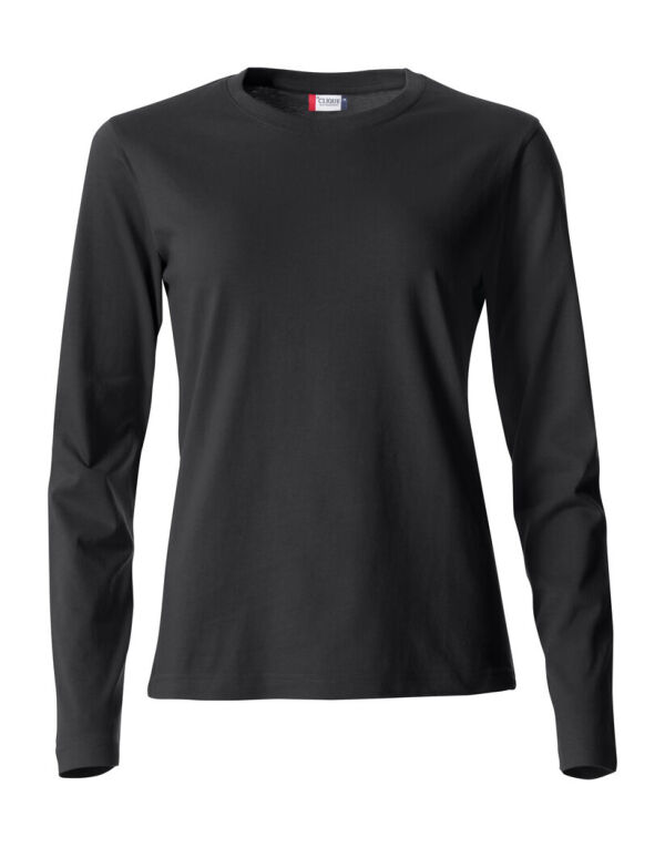 CQ029034 CLIQUE Ladies L/S Basic-T Black