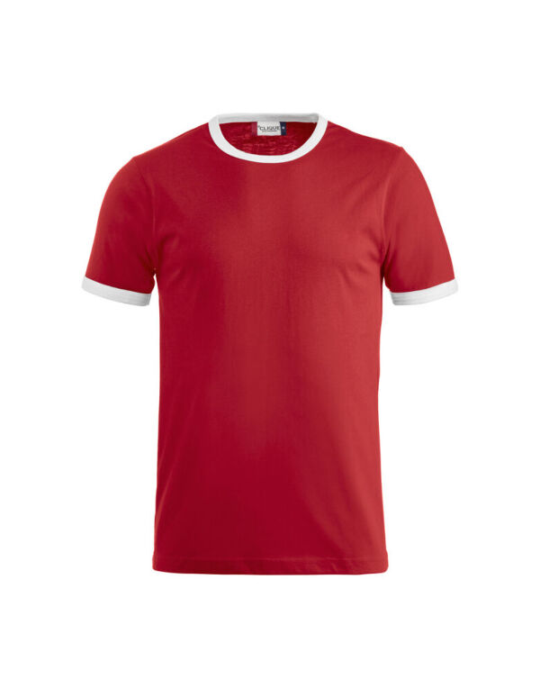 CQ029314 Clique Nome T-shirt Red/White