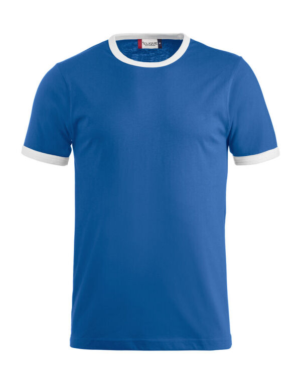 CQ029314 Clique Nome T-shirt Royal Blue/White