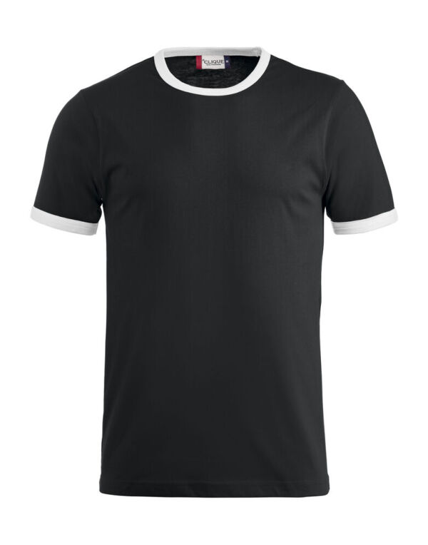 CQ029314 Clique Nome T-shirt Black/White
