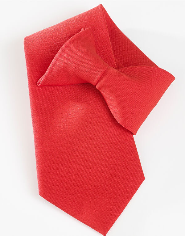 CT01 Red Clip-On Tie