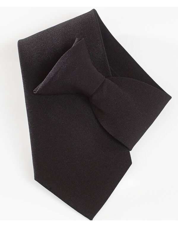 CT01 Black Clip-On Tie