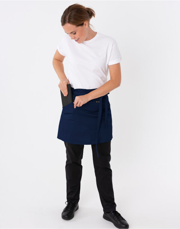 DE115 Dennys Le Chef Prep Utility Apron Navy