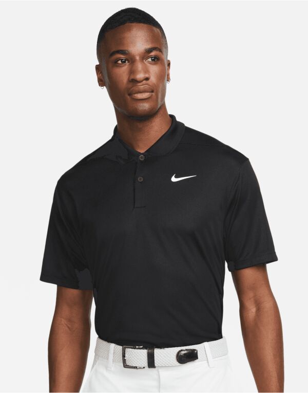 DH0822 Black Dri-FIT Victory Solid Polo (LC)