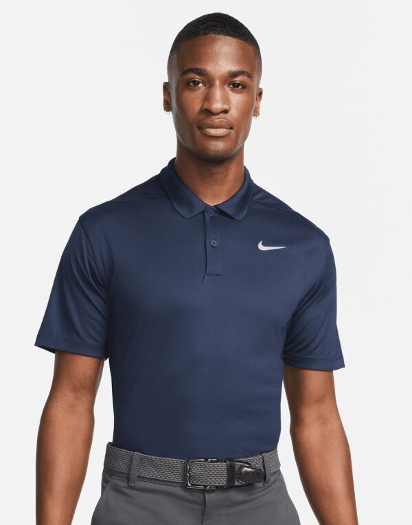 DH0822 Nike Golf Dri-FIT Victory Solid Polo (LC) Obsidian