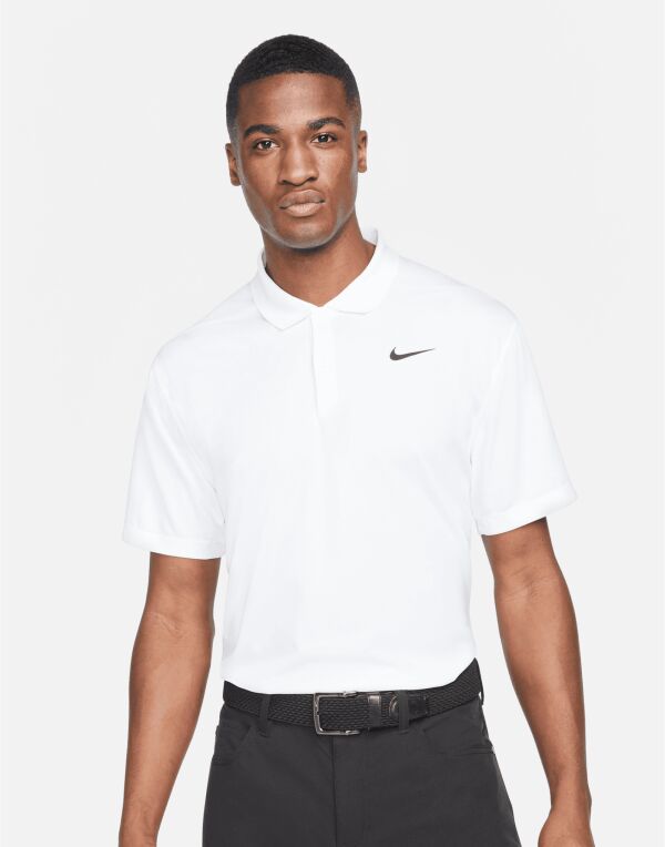 DH0822 Nike Golf Dri-FIT Victory Solid Polo (LC) White DH0822 Nike Golf Dri-FIT Victory Solid Polo (LC) White