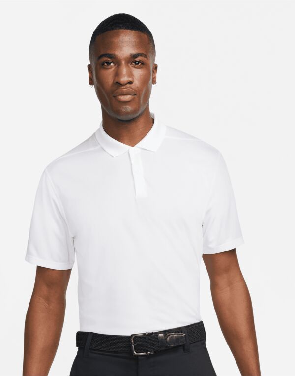DH0824 White Dri-FIT Victory Solid Polo DH0824 White Dri-FIT Victory Solid Polo