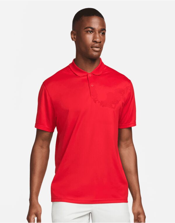 DH0824 University Red Dri-FIT Victory Solid Polo DH0824 University Red Dri-FIT Victory Solid Polo