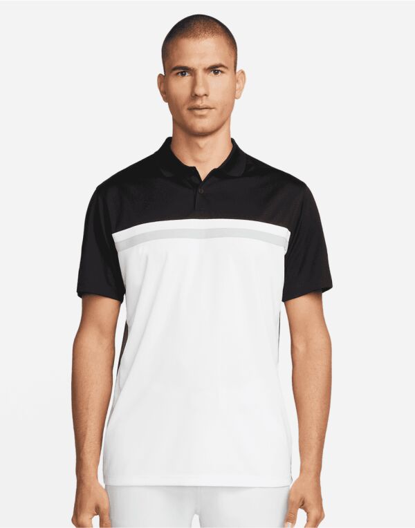 DH0849 Black/White Nike Victory Men’s Golf Polo