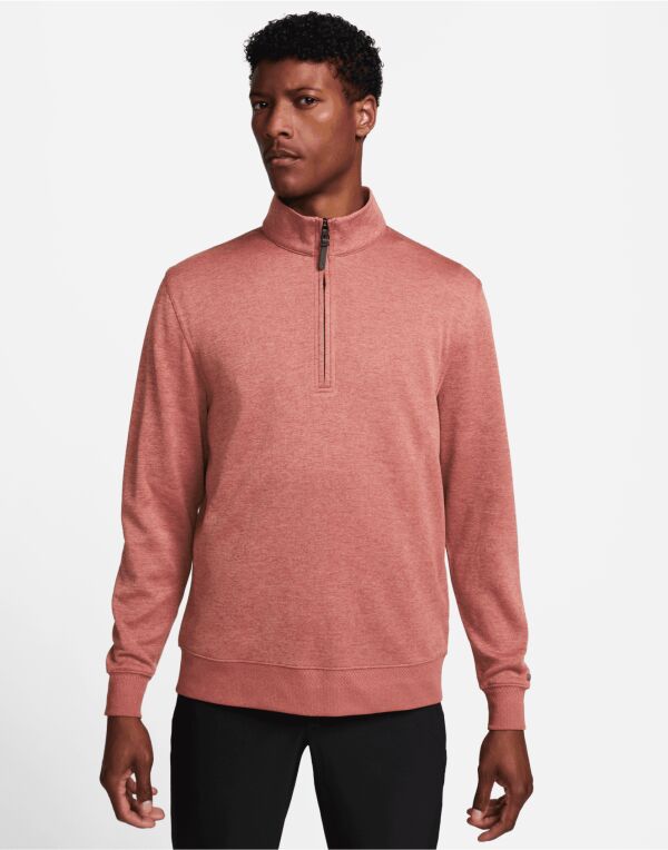 DH0986 Nike Golf Player Half Zip Top Canyon Rust