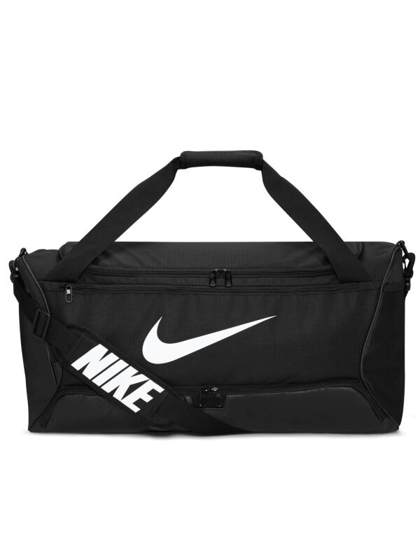 DH7710 Black/Black/White Brasilia Training Duffle Bag (60L)