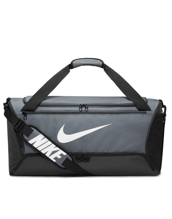DH7710 Nike Golf Brasilia Training Duffle Bag (60L) Iron Grey/ Black/ White