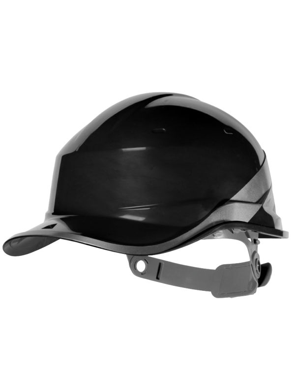DIAMOND Delta Plus Hi-Vis Baseball Safety Helmet Black