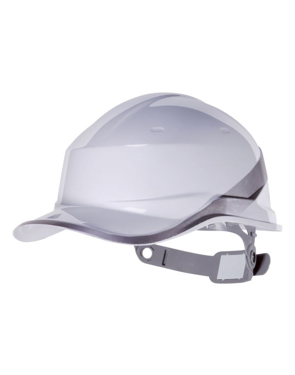 DIAMOND Delta Plus Hi-Vis Baseball Safety Helmet White